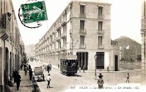 2231- Oran - Rue d'Arzew - Arcades - 1908